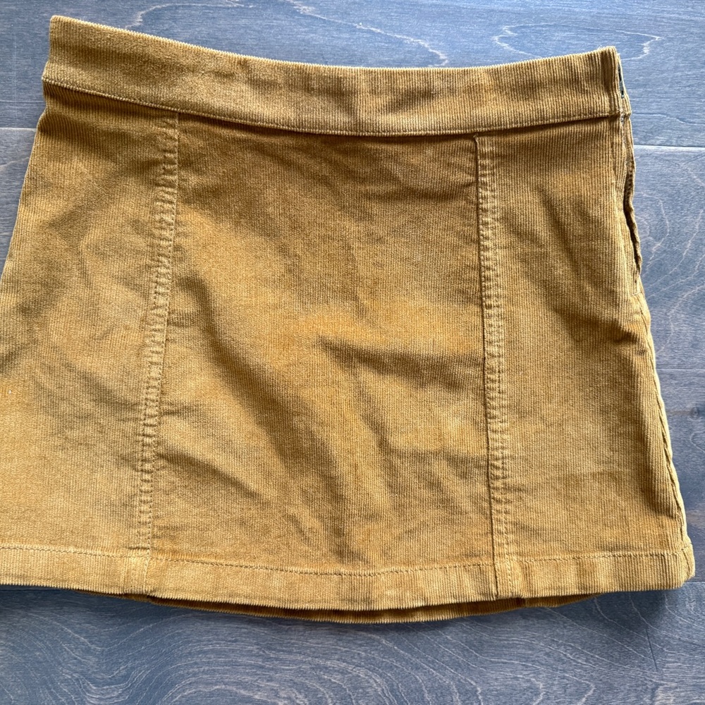 Kids CrewCuts Tan Corduroy Mini Skirt- Size 7